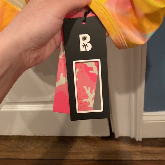 multi color black bough bikini top - Picture 2 of 2